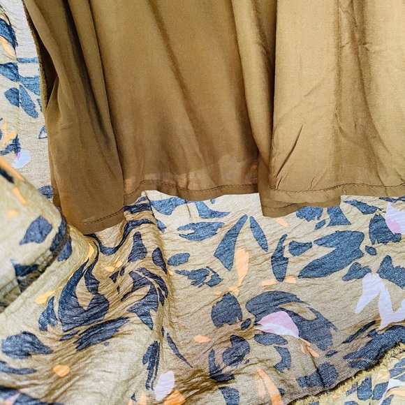 🌿$5 NINE WEST Petal Bunches Tiered Maxi Dress Multi Colors - Picture 4 of 6